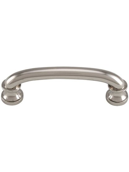 Shelley Cabinet Pull - 3 inch Center-to-Center in Polished Nickel.